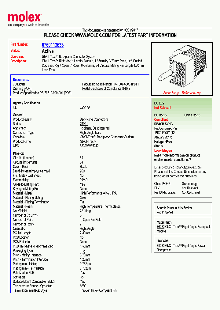 0760113633-17_9082975.PDF Datasheet