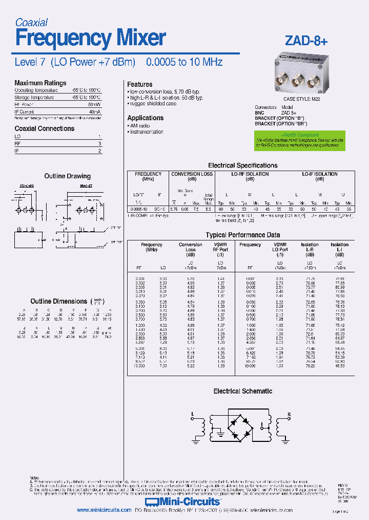 ZAD-8_9083224.PDF Datasheet