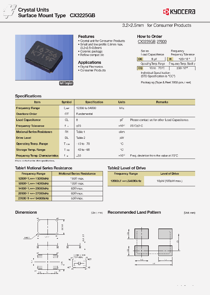 CX3225GB27000D0HEQCC_9083412.PDF Datasheet