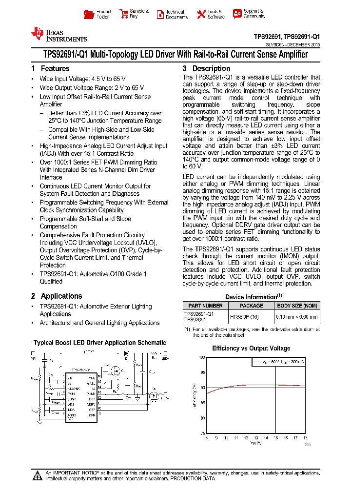 TPS92691QPWPQ1_9083573.PDF Datasheet