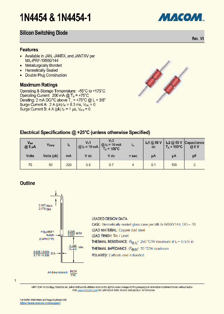 1N4454_9084005.PDF Datasheet