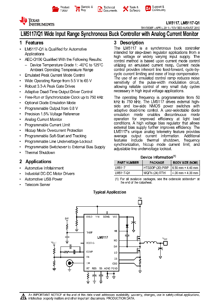 LM5117PMHNOPB_9084303.PDF Datasheet