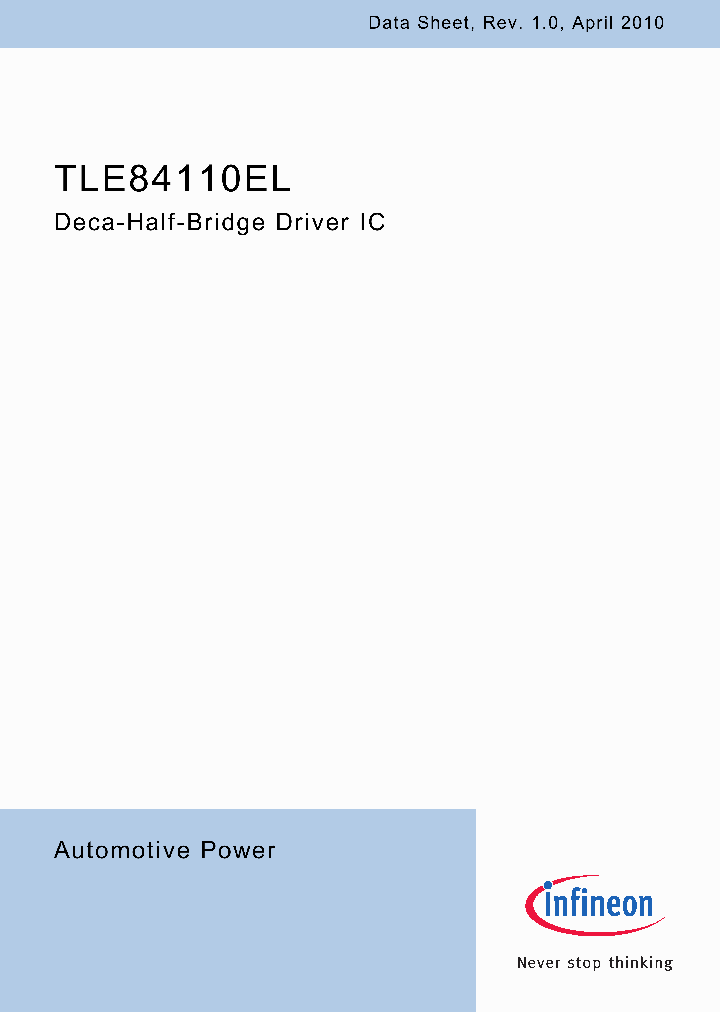 TLE84110EL_9084325.PDF Datasheet