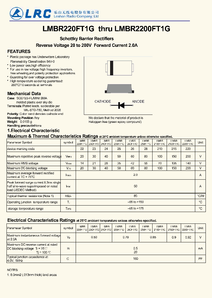 LMBR2200FT1G-15_9084829.PDF Datasheet