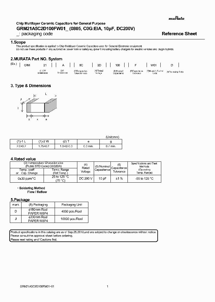GRM21A5C2D100FW01_9085136.PDF Datasheet