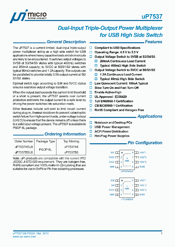 UP7537ASU8_9085094.PDF Datasheet