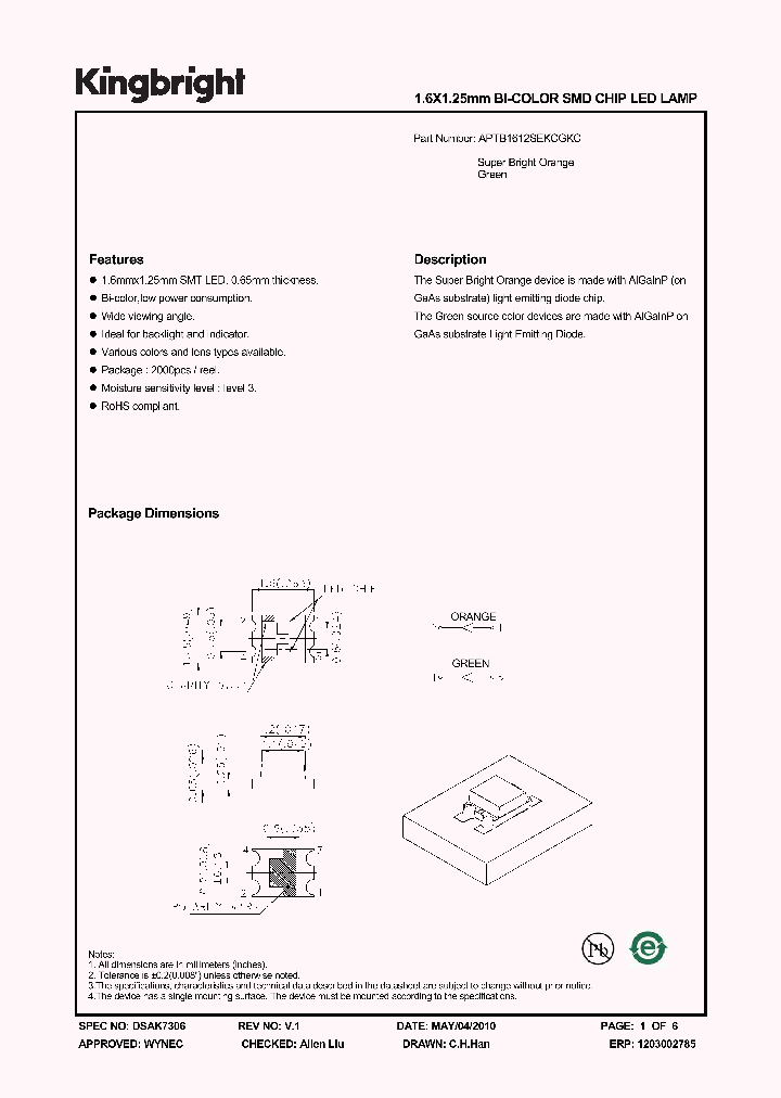 APTB1612SEKCGKC_9085633.PDF Datasheet