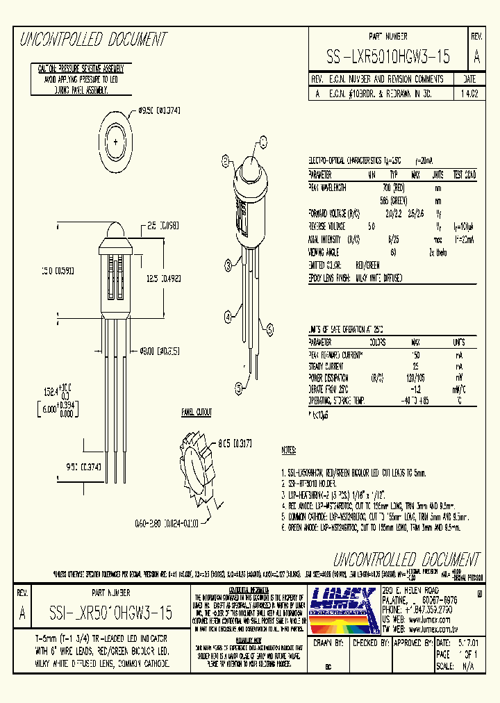 SSI-LXR5010HGW3-15_9085725.PDF Datasheet