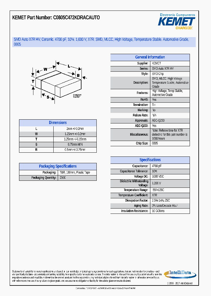 C0805C472KDRACAUTO_9086031.PDF Datasheet