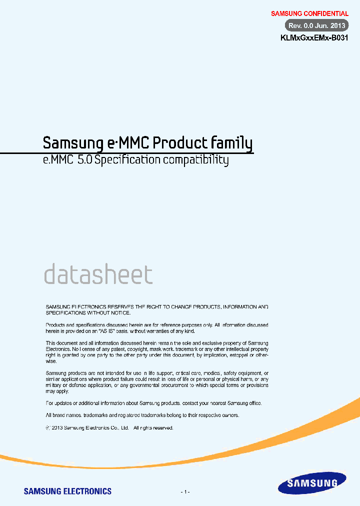 KLMAG2WEMB-B031_9086222.PDF Datasheet