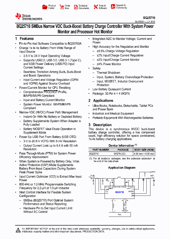 BQ25710_9086274.PDF Datasheet