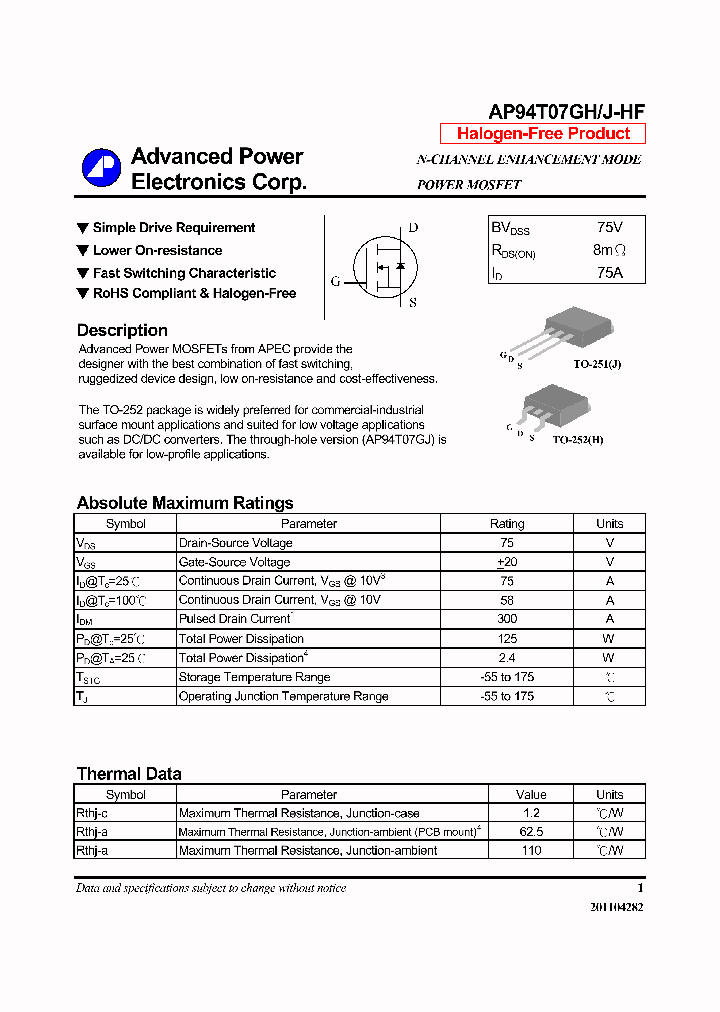AP94T07GH-HF-14_9086956.PDF Datasheet