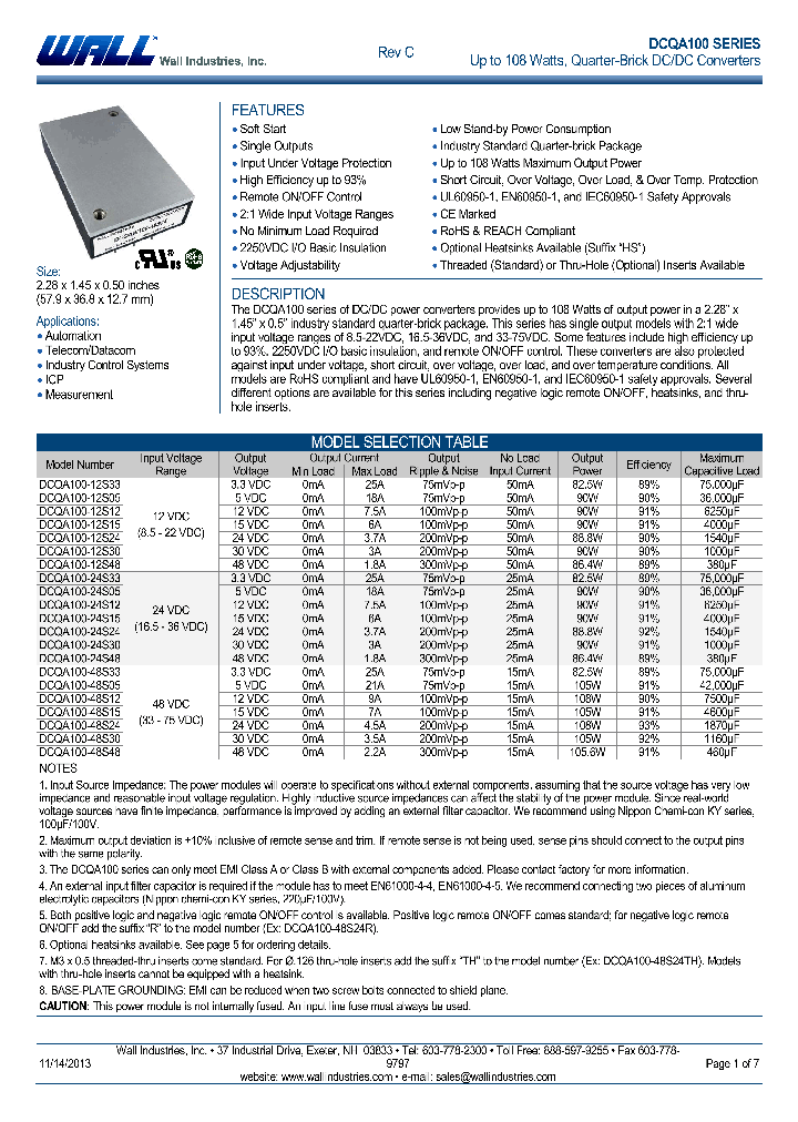 DCQA100-24S30RH_9087410.PDF Datasheet