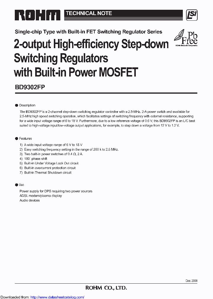 BD9302FP-E2_9087677.PDF Datasheet
