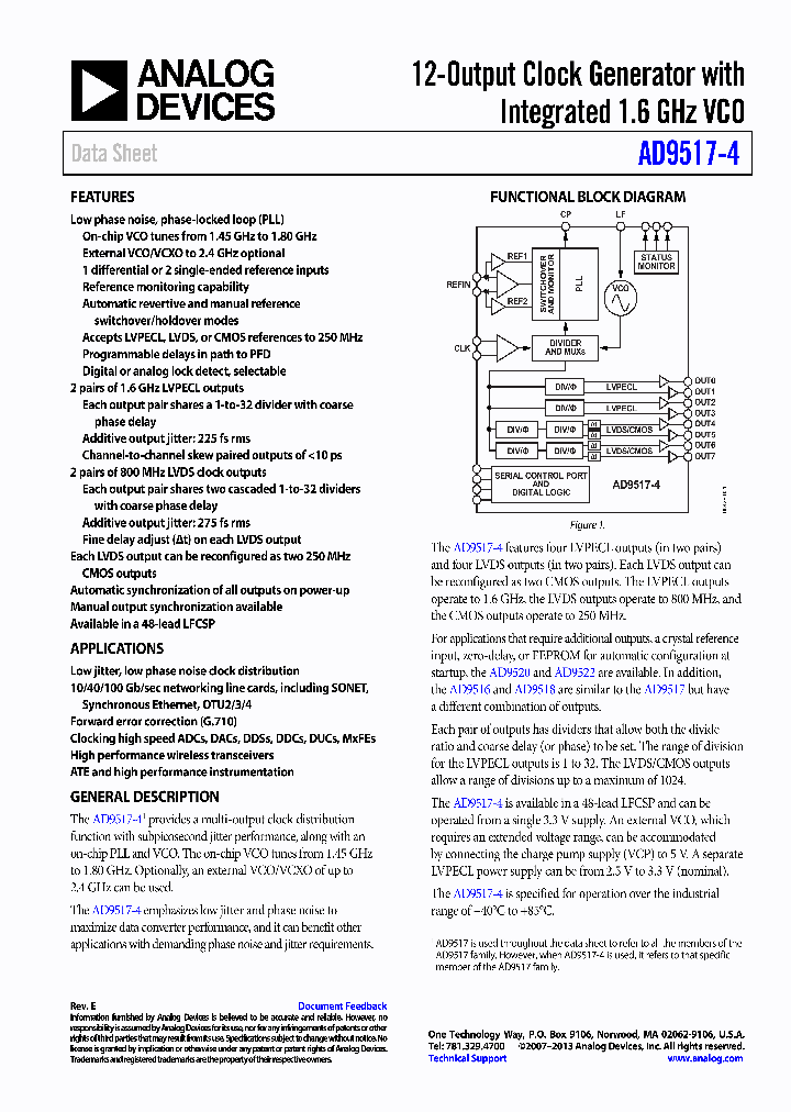 AD9517-4_9087743.PDF Datasheet