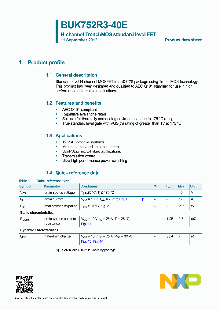 BUK752R3-40E_9088224.PDF Datasheet