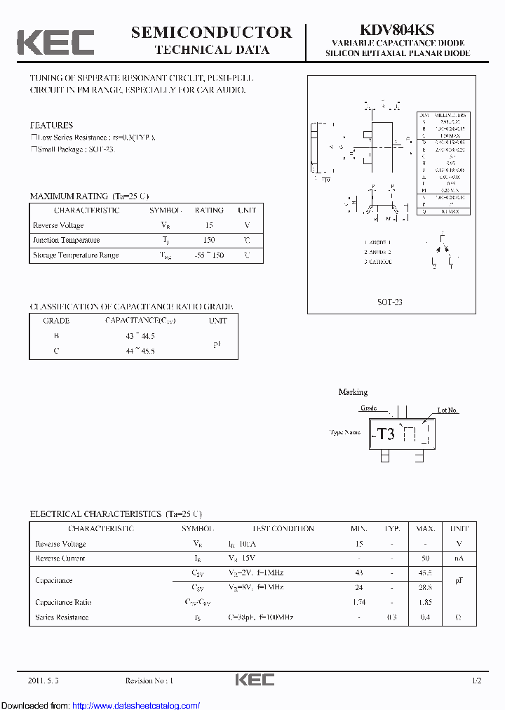 KDV804KS_9088888.PDF Datasheet