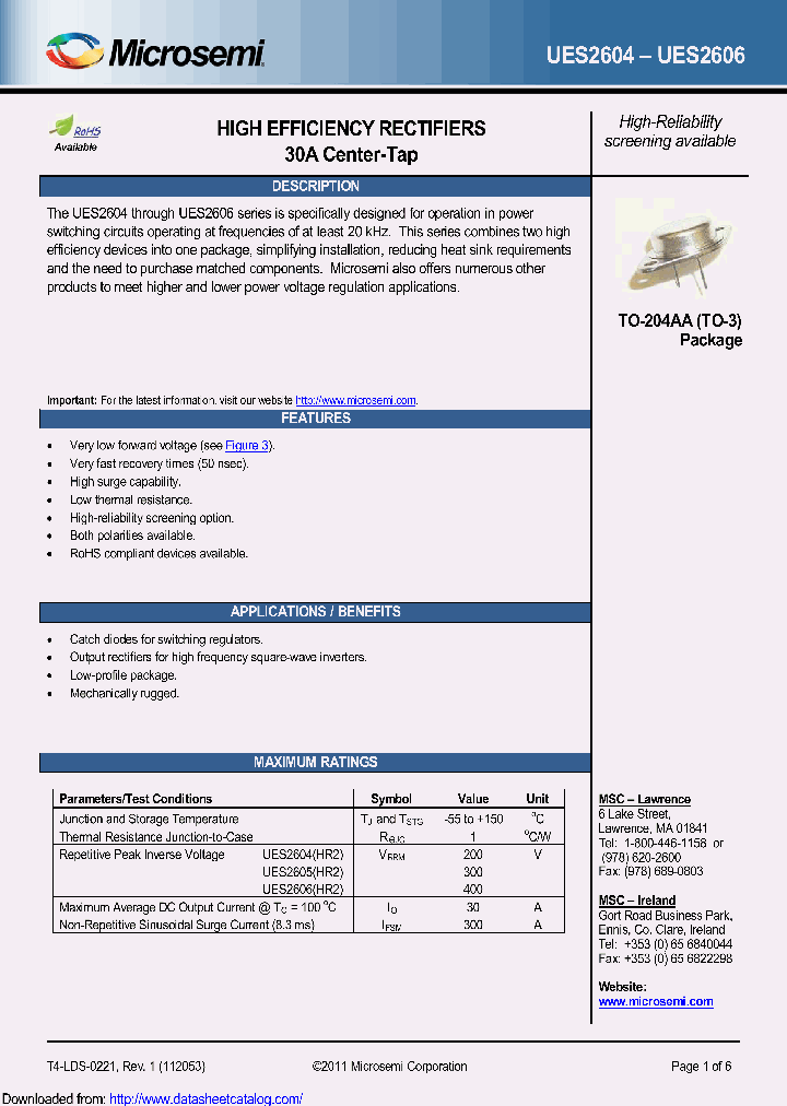UES2606HR2E3_9088916.PDF Datasheet