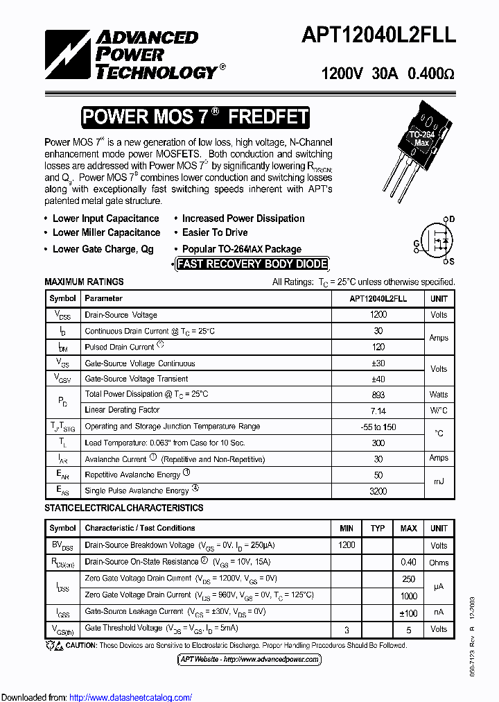 APT12040L2FLLG_9088966.PDF Datasheet