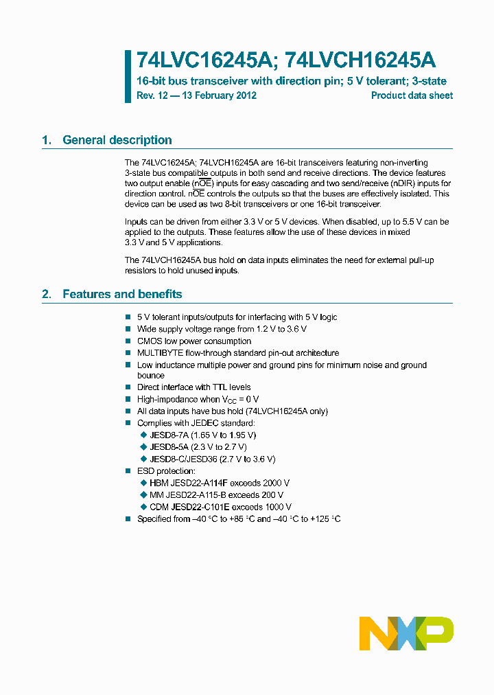 74LVCH16245ABX_9089711.PDF Datasheet