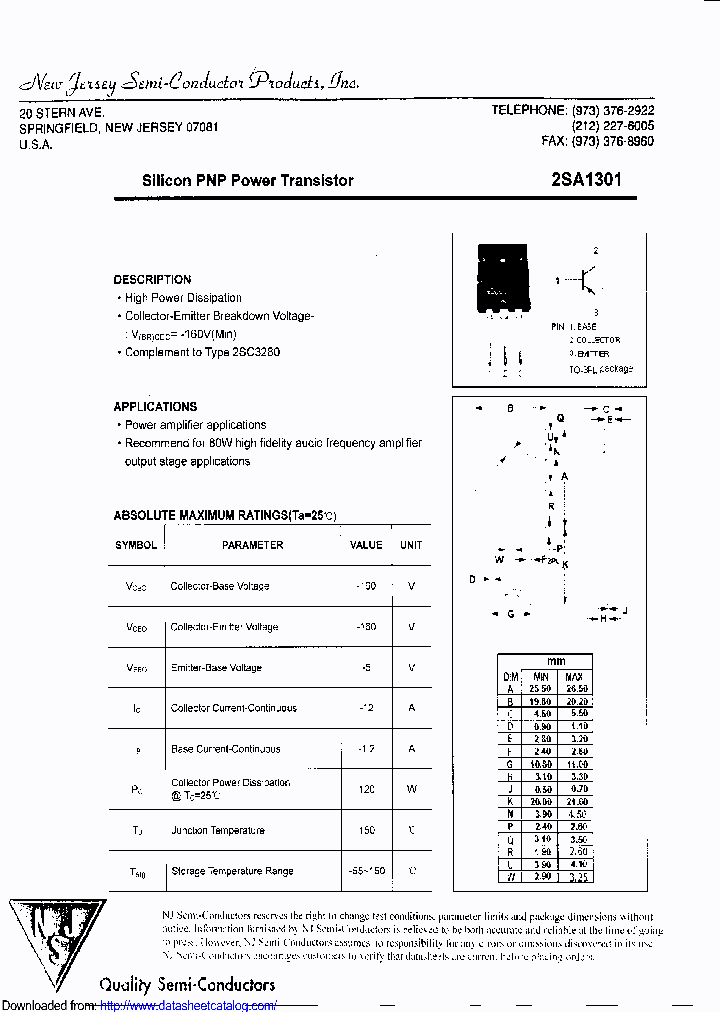 2SA1301_9090722.PDF Datasheet