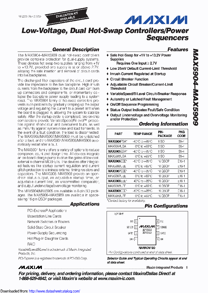 MAX5906UEET_9091248.PDF Datasheet