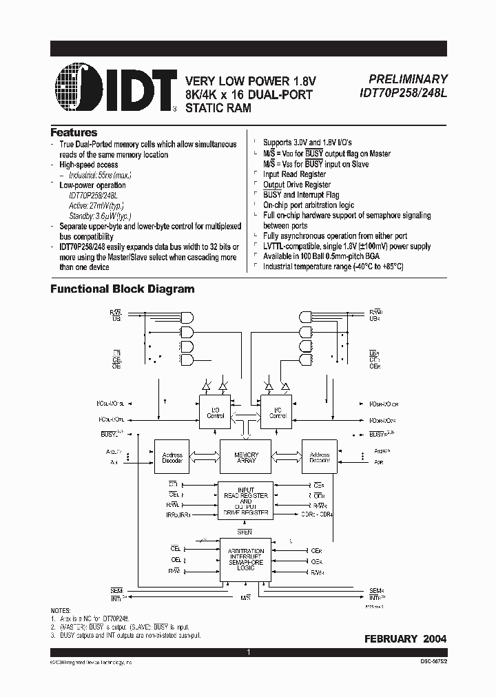 IDT70P248L55BYI_9092456.PDF Datasheet