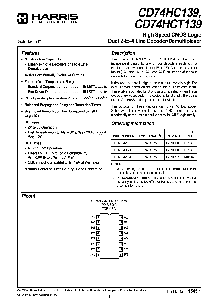 CD74HCT139E_9092504.PDF Datasheet