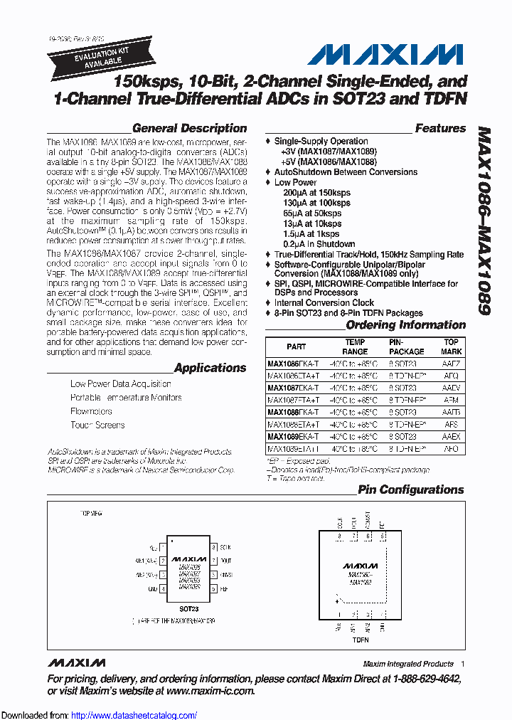 MAX1086EKA_9092807.PDF Datasheet