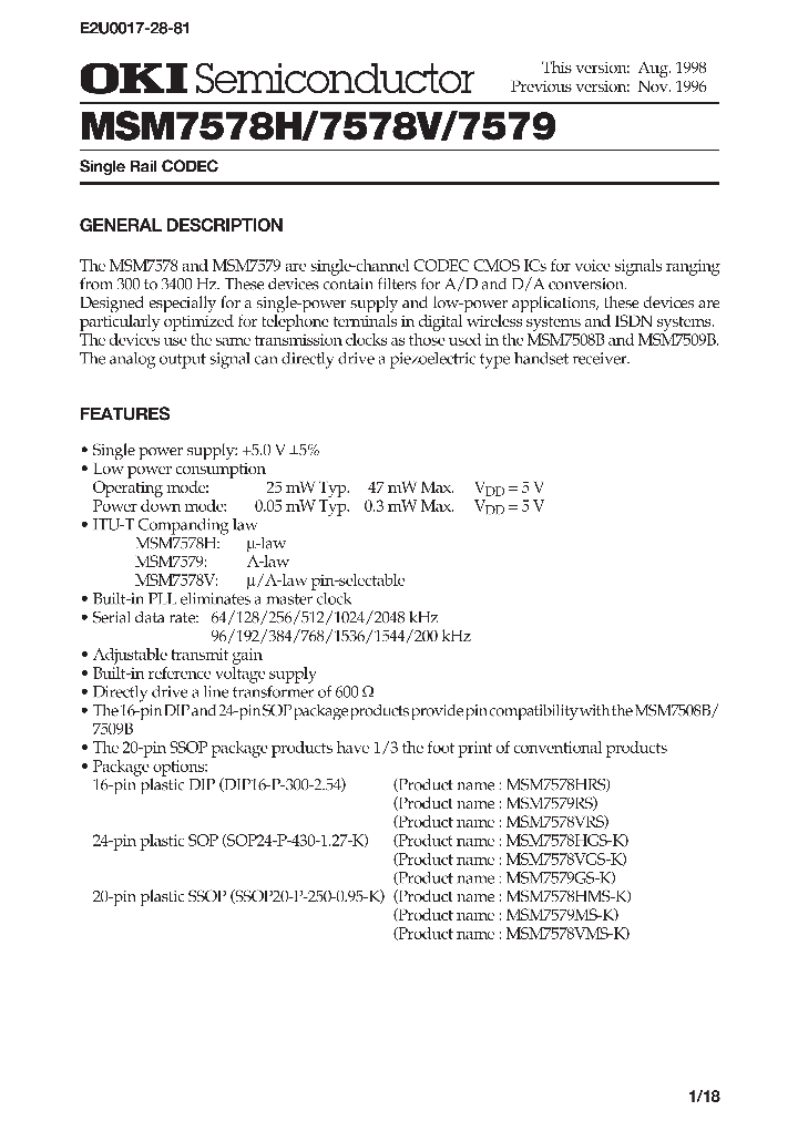 MSM7578VRS_9093247.PDF Datasheet