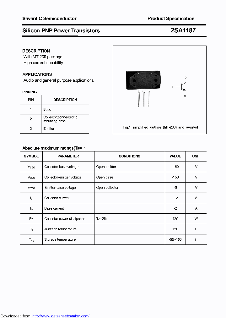 2SA1187_9093808.PDF Datasheet