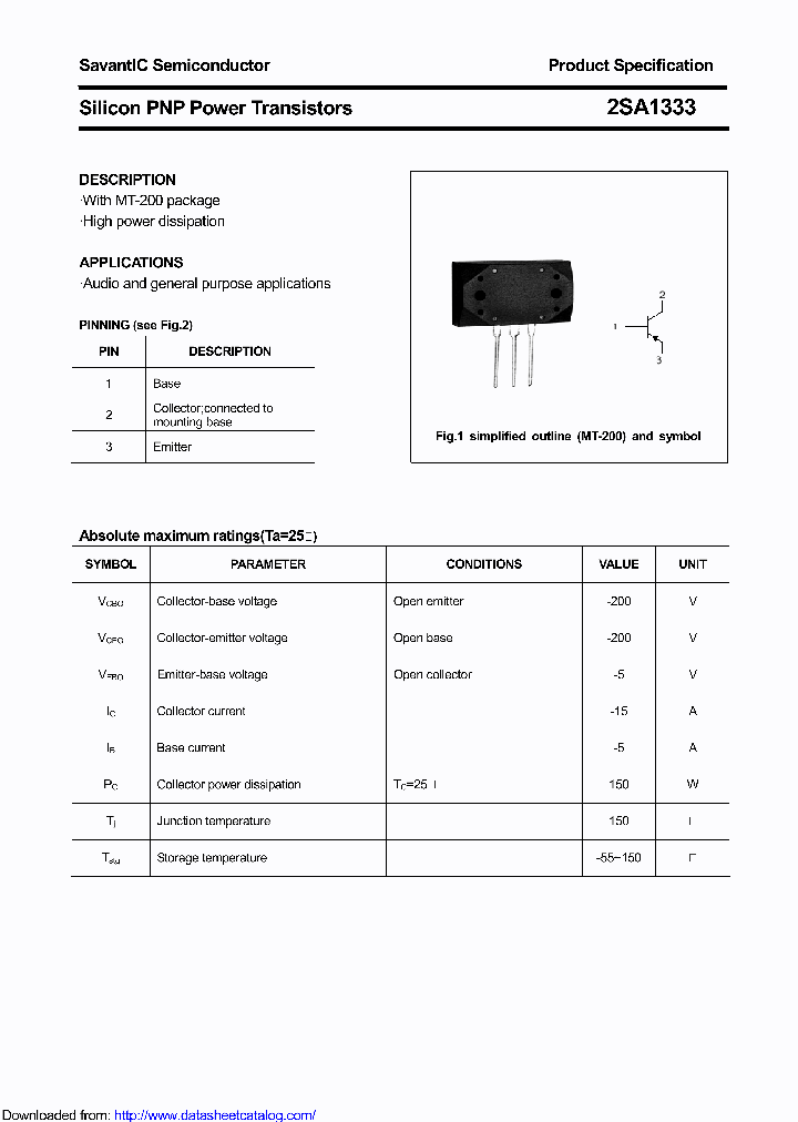 2SA1333_9093810.PDF Datasheet