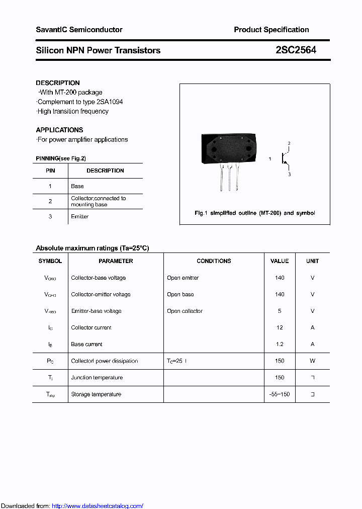 2SC2564_9093812.PDF Datasheet