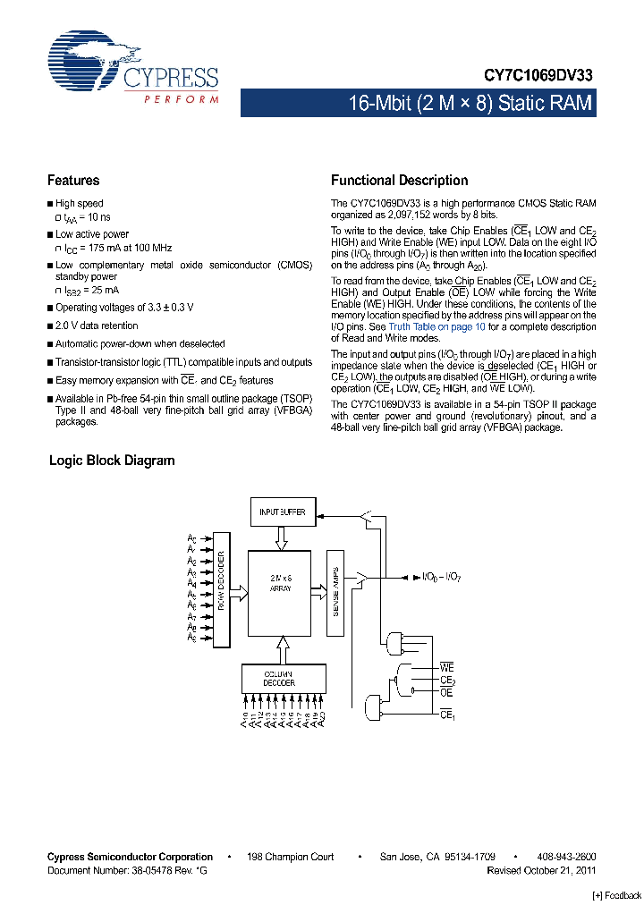 CY7C1069DV33-10BVXI_9094568.PDF Datasheet
