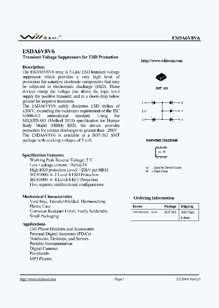 ESDA6V8V6_9095002.PDF Datasheet