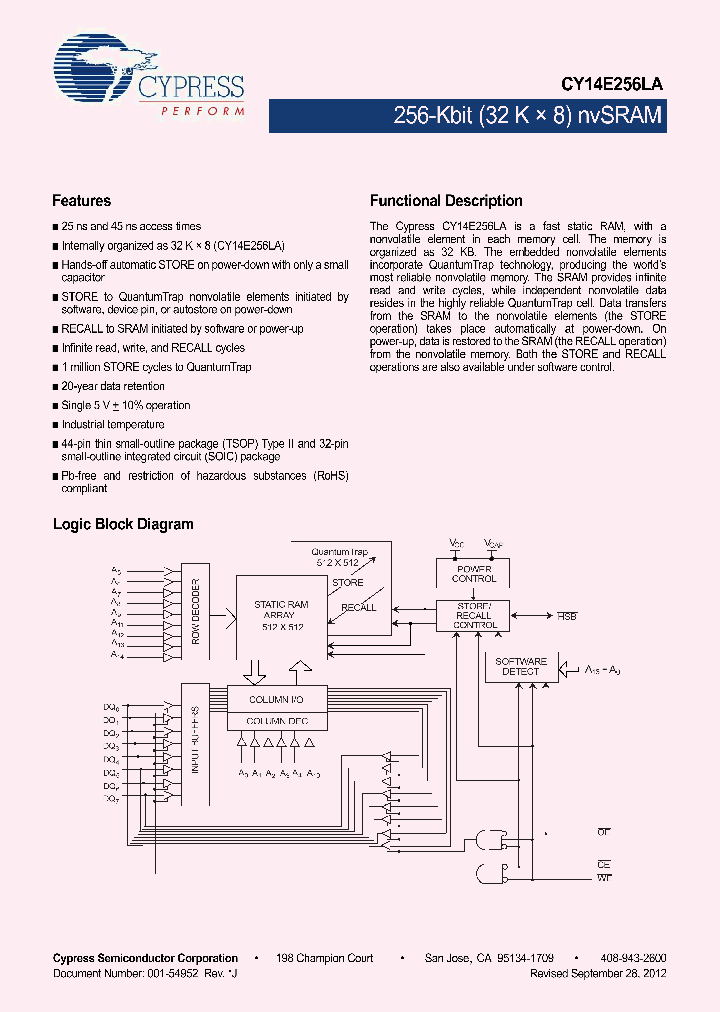CY14E256LA-SZ45XI_9095066.PDF Datasheet