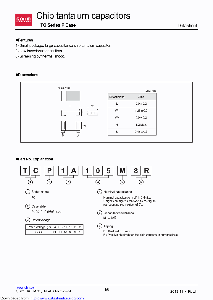 TCP1E105M8R_9095147.PDF Datasheet