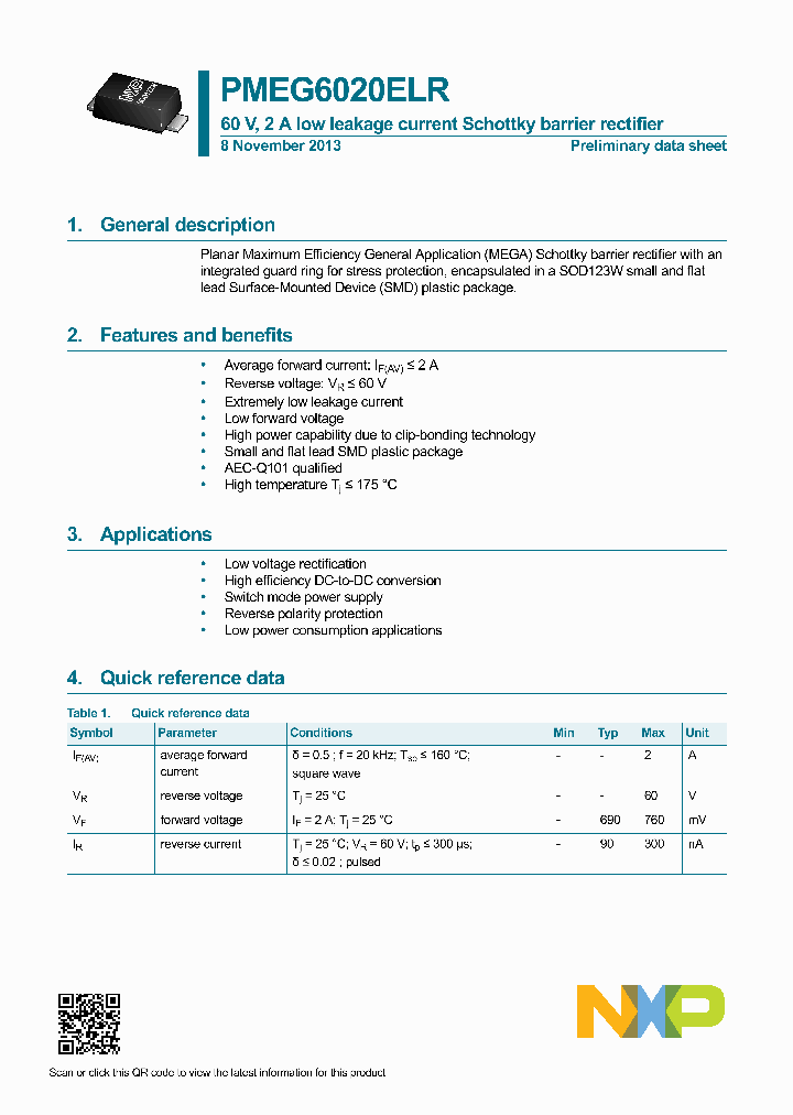 PMEG6020ELR_9095489.PDF Datasheet