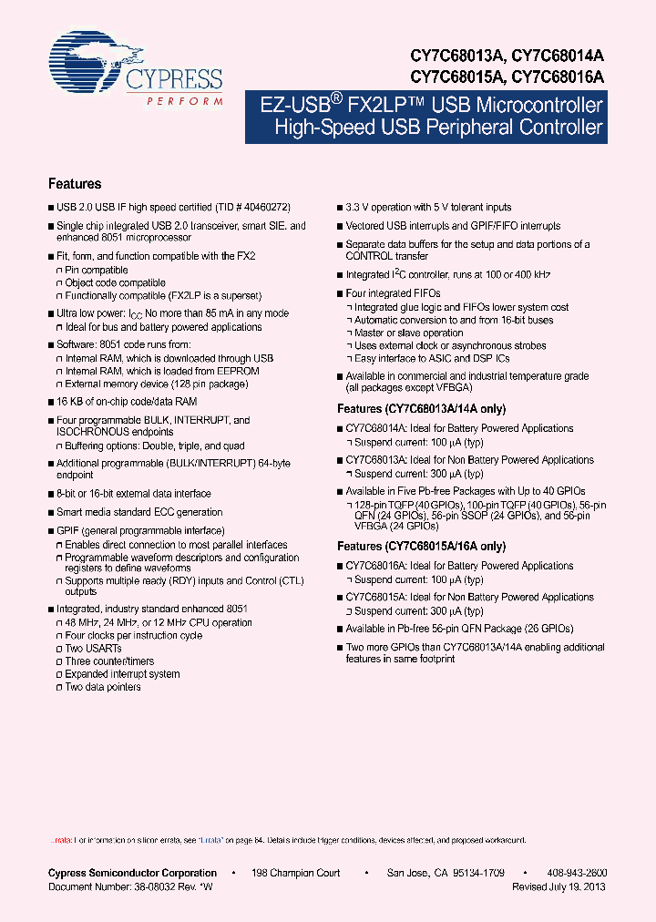 CY7C68013A-128AXI_9096016.PDF Datasheet