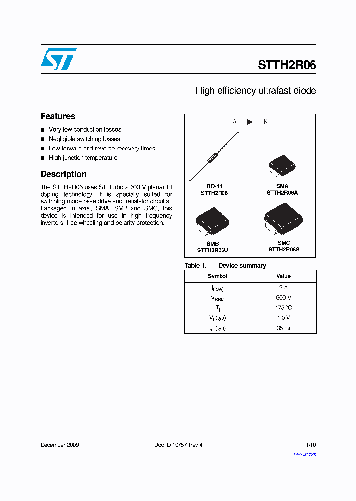 STTH2R06S_9096062.PDF Datasheet
