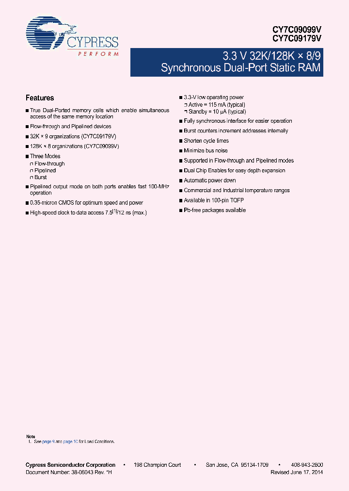 CY7C09099V-7AXI_9096162.PDF Datasheet