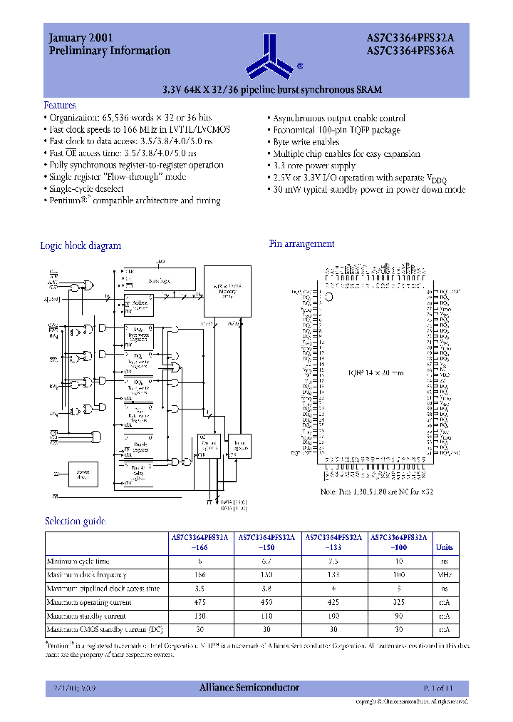 AS7C3364PFS32A-133TQC_9096229.PDF Datasheet