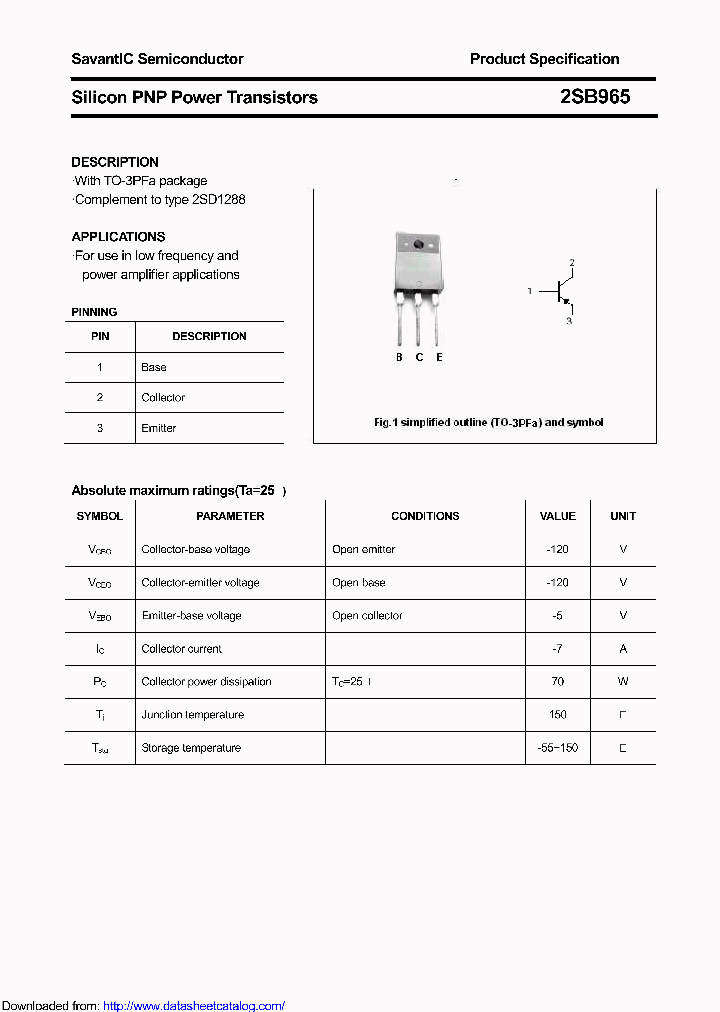 2SB965_9096424.PDF Datasheet