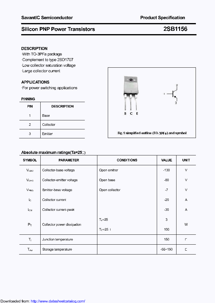 2SB1156_9096611.PDF Datasheet
