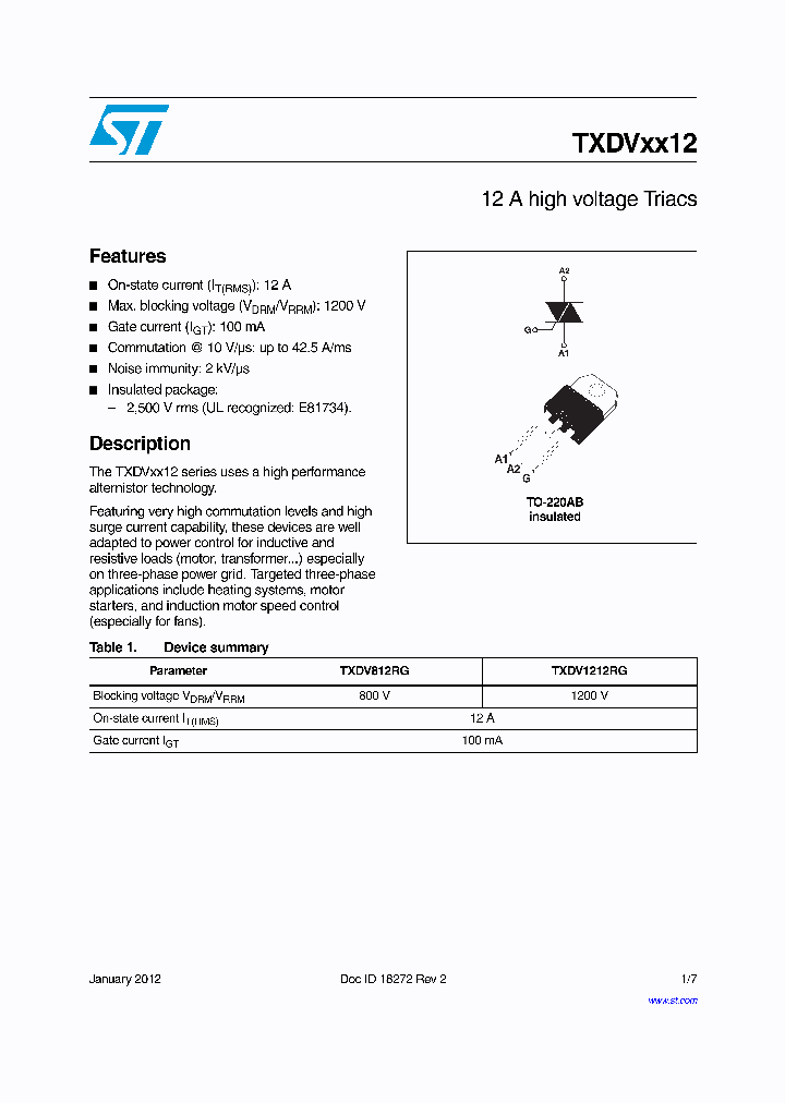 TXDVXX12_9097072.PDF Datasheet