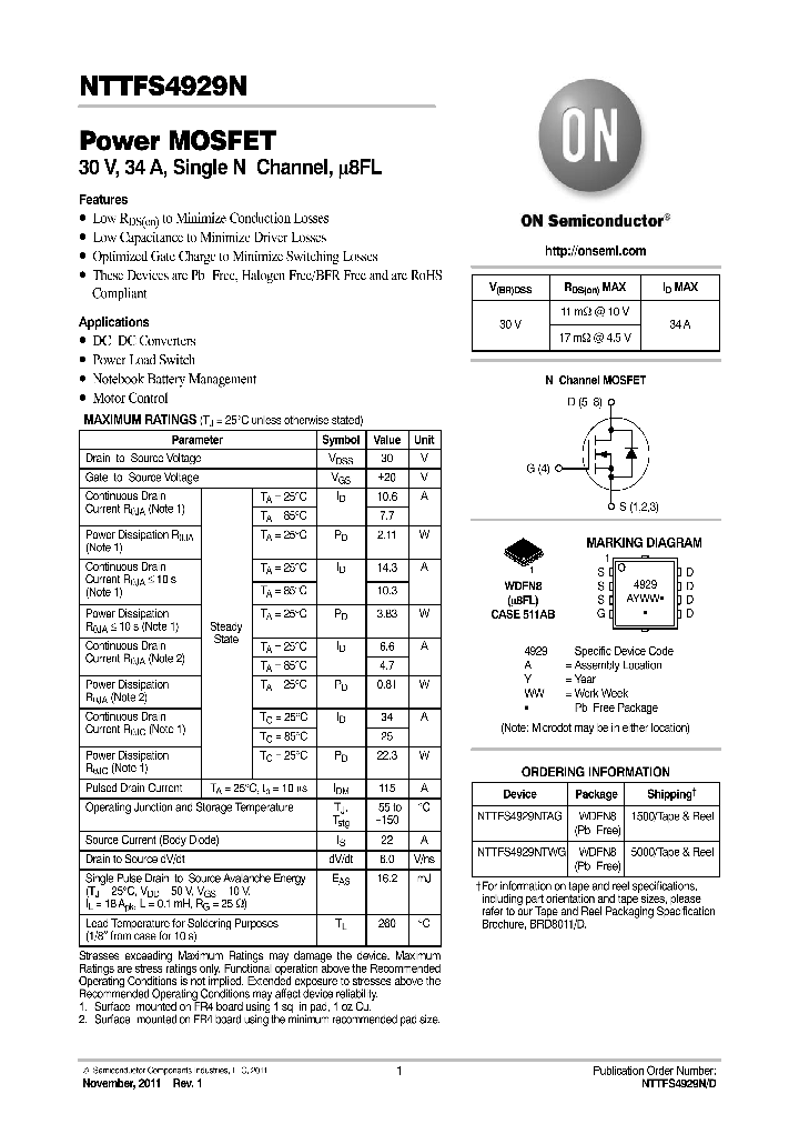 NTTFS4929N_9097243.PDF Datasheet