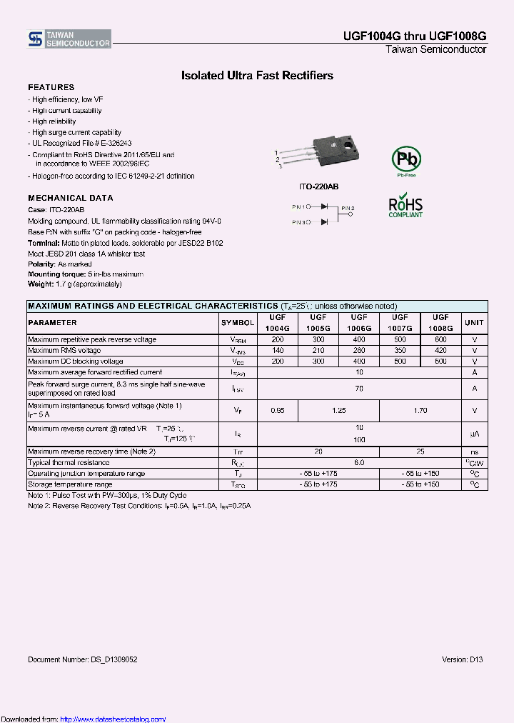 UGF1004G_9097976.PDF Datasheet