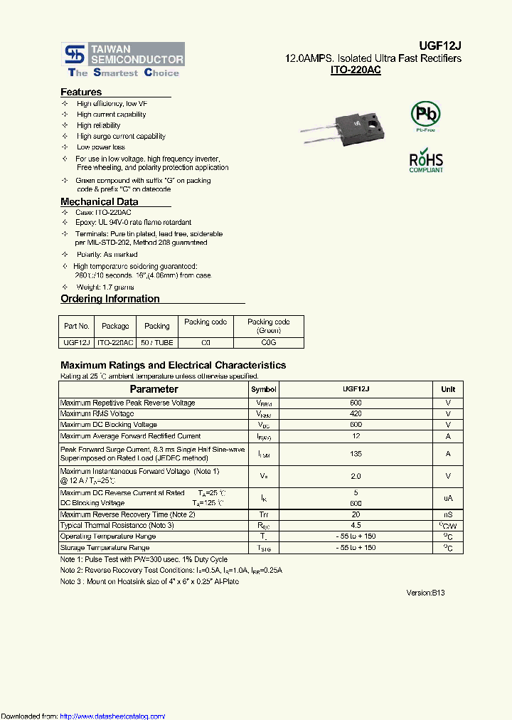 UGF12J_9097986.PDF Datasheet