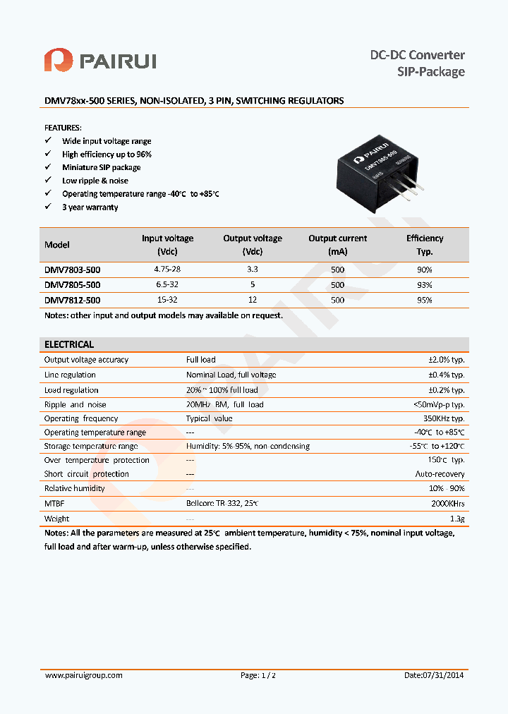 DMV7803-500_9098012.PDF Datasheet