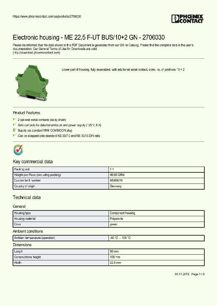 2706030_9098187.PDF Datasheet